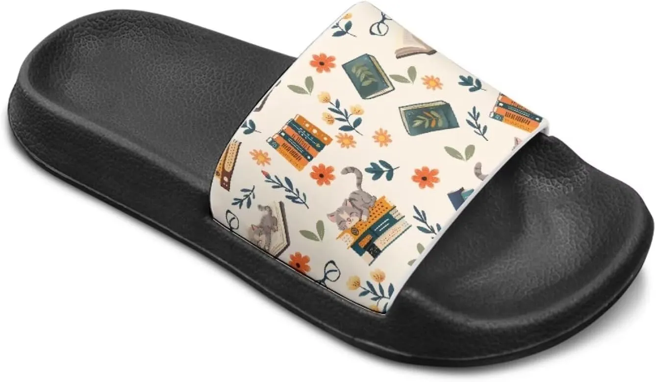 Kids Slides Girls Sandals Comfort Non-Slip Beach Pool Boys Shower Shoes Indoor Outdoor (Little Kid/Big Kid)