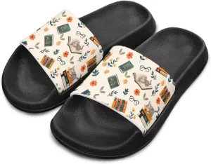 Kids Slides Girls Sandals Comfort Non-Slip Beach Pool Boys Shower Shoes Indoor Outdoor (Little Kid/Big Kid)