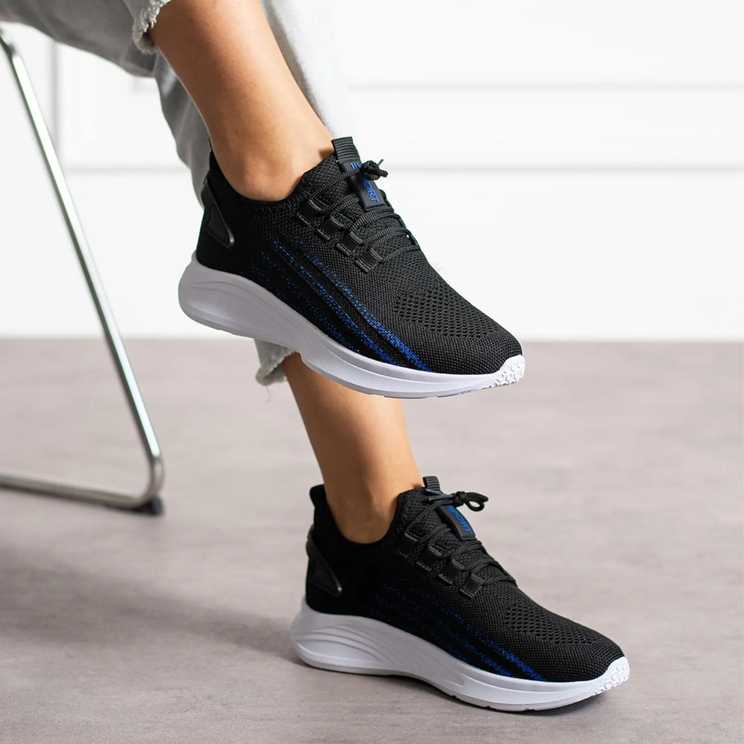 Knit Sneakers for Women and Men - Lightweight Slip-On Walking Shoes - Comfortable Women's Sneakers, Men's Sneakers, Casual Shoes
