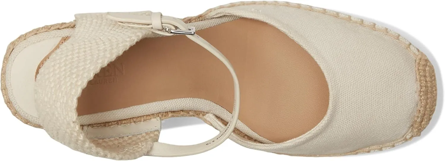 Lauren Ralph Lauren Women's Robby Canvas & Jute Espadrille