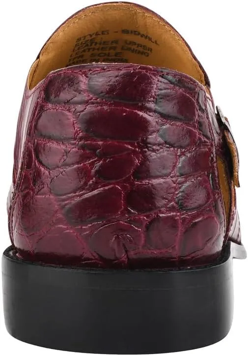 LIBERTYZENO Mens Fisherman Closed Toe Sandals Crocodile Print Genuine Leather Buckle Closure Casual Dress Shoes