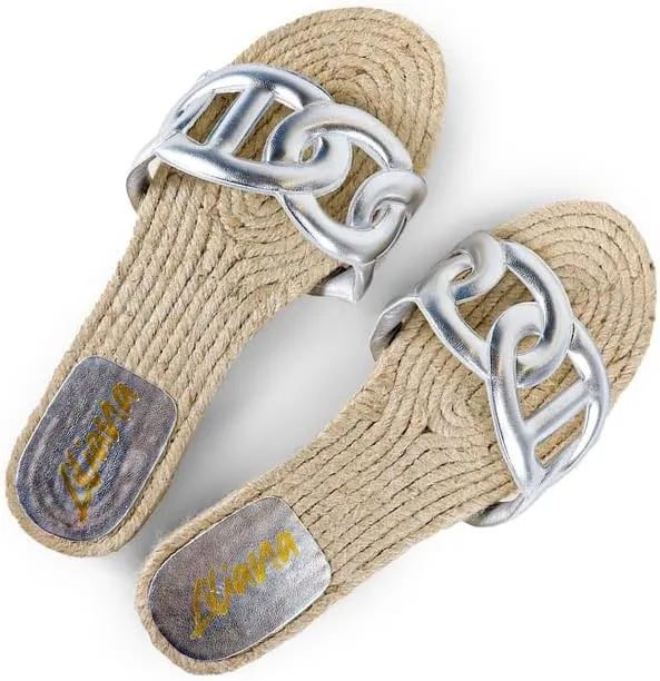 Liliana Comfortable Espadrille Flat Sandal with PU Foam Upper - Lightweight Platform, Breathable Design, Summer Beach Shoes, AILEEN-1