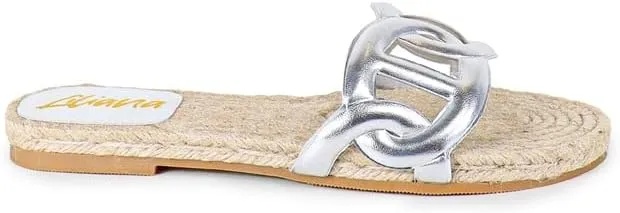 Liliana Comfortable Espadrille Flat Sandal with PU Foam Upper - Lightweight Platform, Breathable Design, Summer Beach Shoes, AILEEN-1