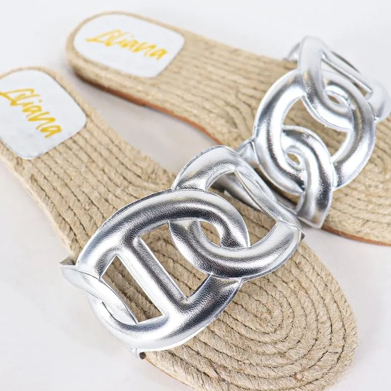 Liliana Comfortable Espadrille Flat Sandal with PU Foam Upper - Lightweight Platform, Breathable Design, Summer Beach Shoes, AILEEN-1