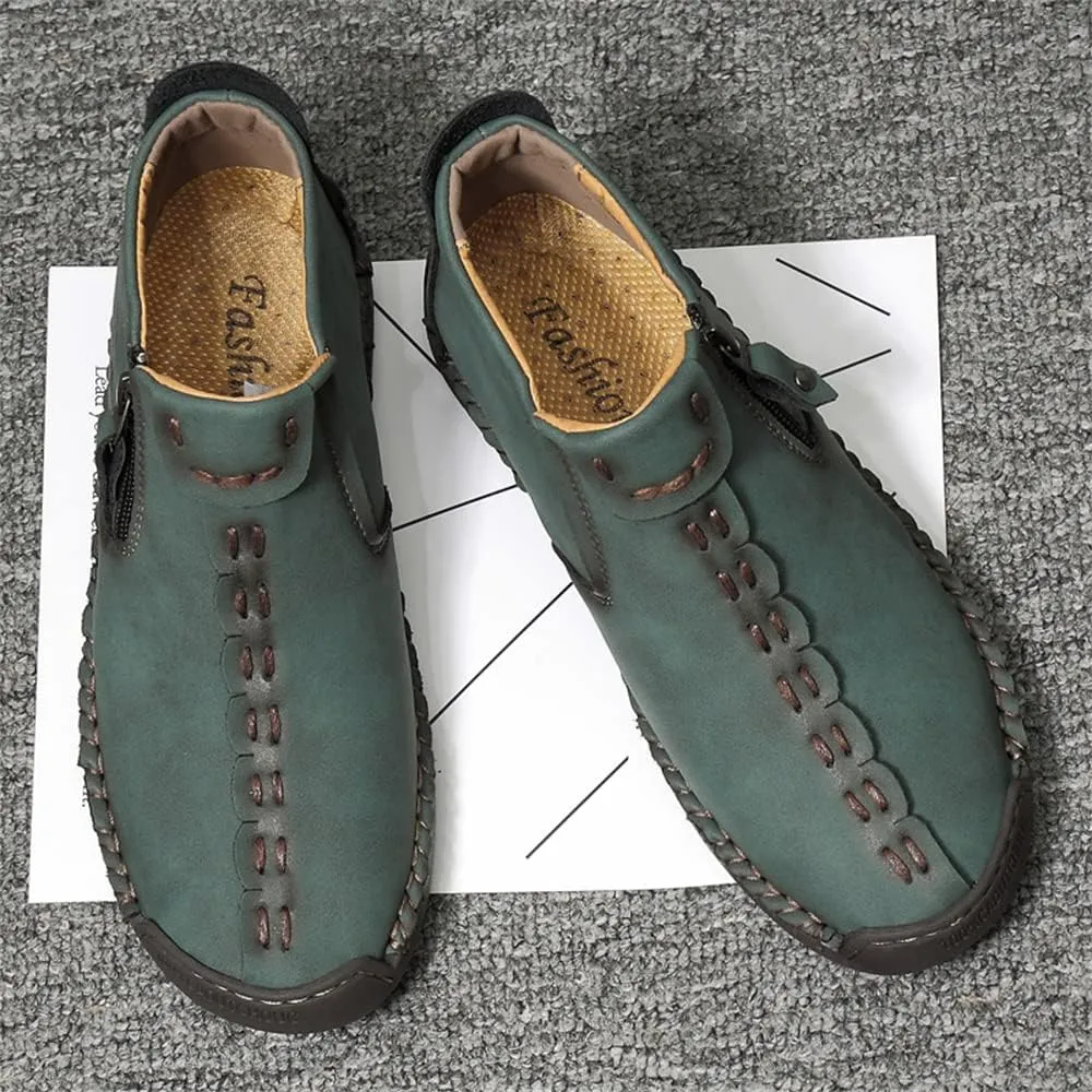 Medieval Boots black blue army green olive green Leather Renaissance barefoot boots professional shoes cover the whole foot Zipper adult soft sole Boots for Women born shoes