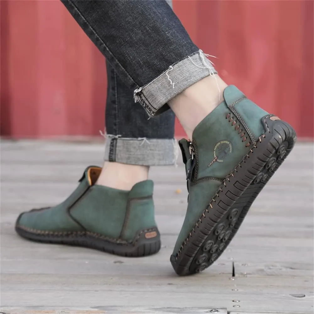 Medieval Boots black blue army green olive green Leather Renaissance barefoot boots professional shoes cover the whole foot Zipper adult soft sole Boots for Women born shoes