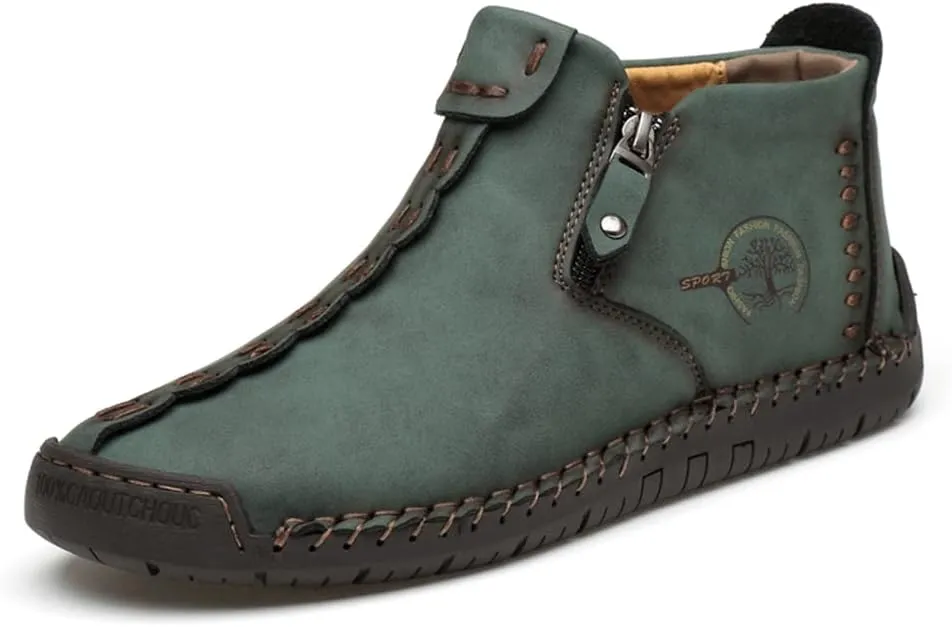 Medieval Boots black blue army green olive green Leather Renaissance barefoot boots professional shoes cover the whole foot Zipper adult soft sole Boots for Women born shoes