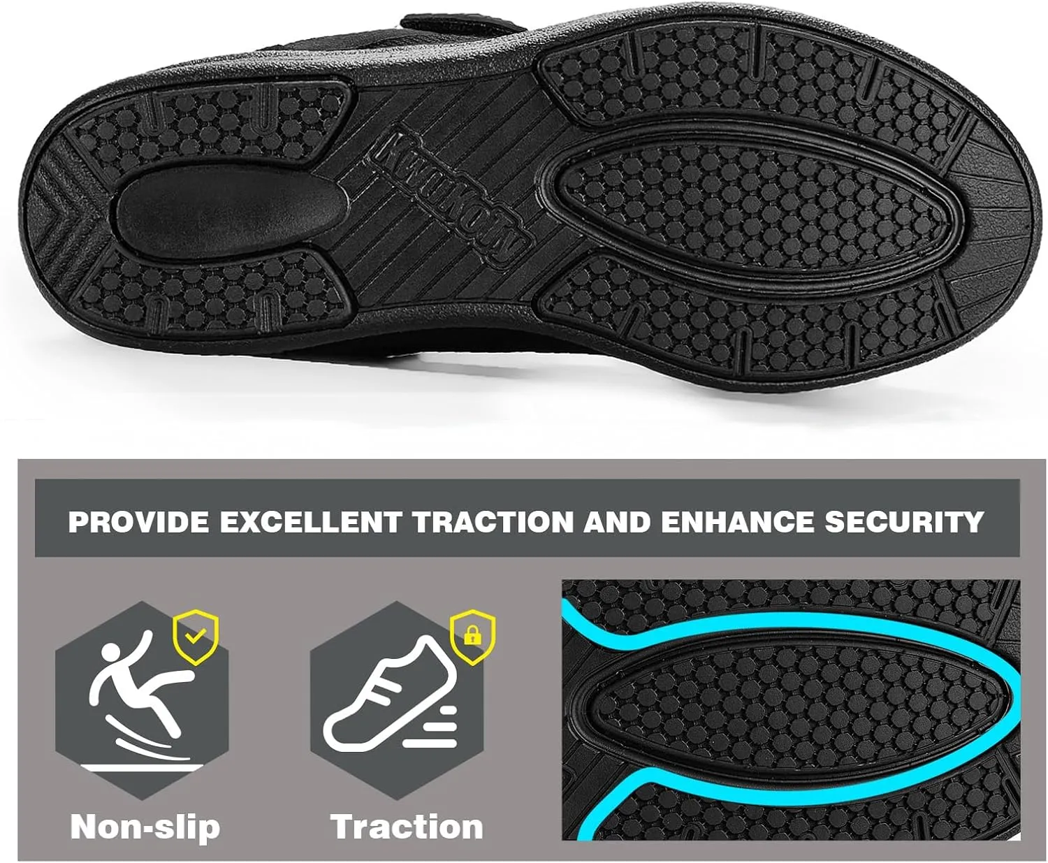 Men's Adjustable Fit Diabetic Shoes Orthopedic Walking Sneakers | Plantar Fasciitis/Swollen Feet/Bunions | Wide Size 8-13