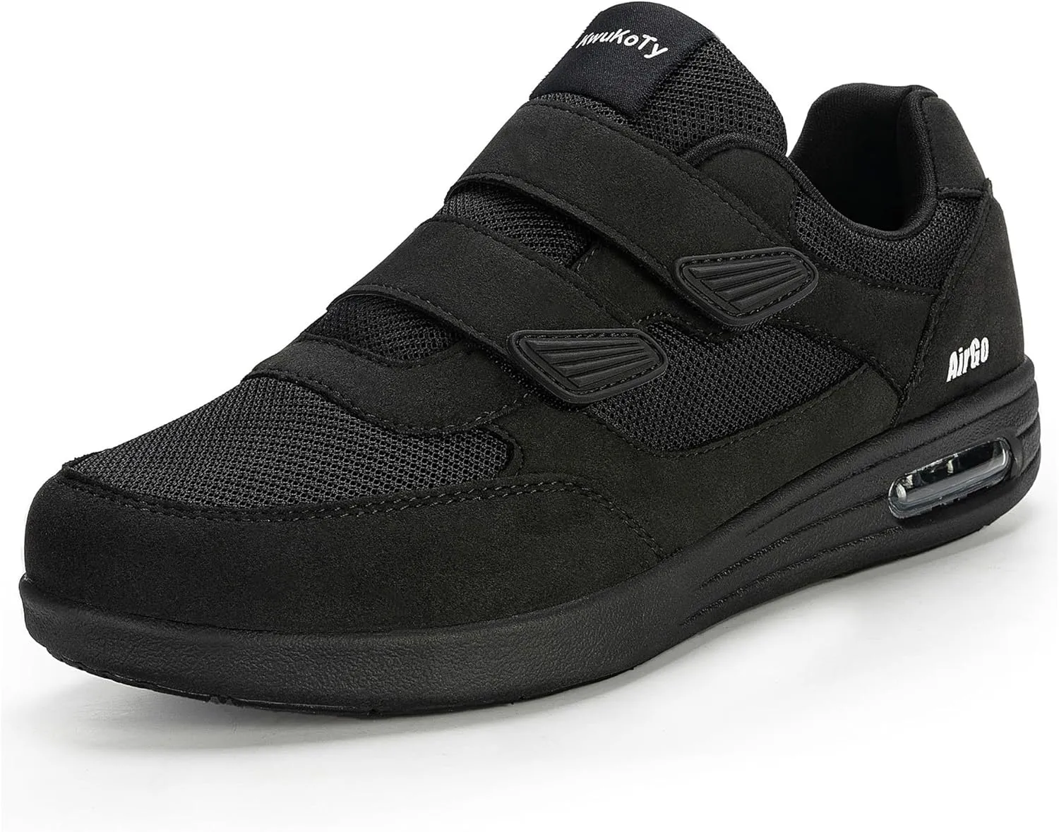 Men's Adjustable Fit Diabetic Shoes Orthopedic Walking Sneakers | Plantar Fasciitis/Swollen Feet/Bunions | Wide Size 8-13