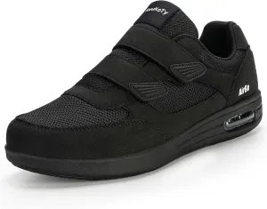 Men's Adjustable Fit Diabetic Shoes Orthopedic Walking Sneakers | Plantar Fasciitis/Swollen Feet/Bunions | Wide Size 8-13