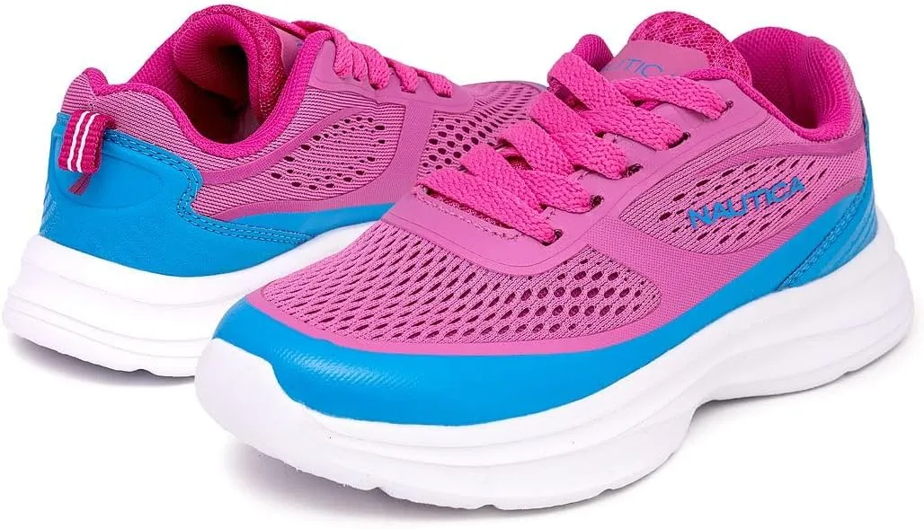 Nautica Kids Sneakers for Boys & Girls - Max Cushion Fashion Running & Walking Shoes Lace-Up/Bungee (Toddler/Little Kid/Big Kid)