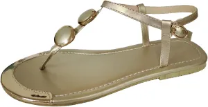 oiangi Flat Sandals for Women Summer Fashion Comfy Thong Strap Buckle Clip Toe Slipper Beach Sandalias Trendy Ankle Straps Casual Shoes Flip Flops