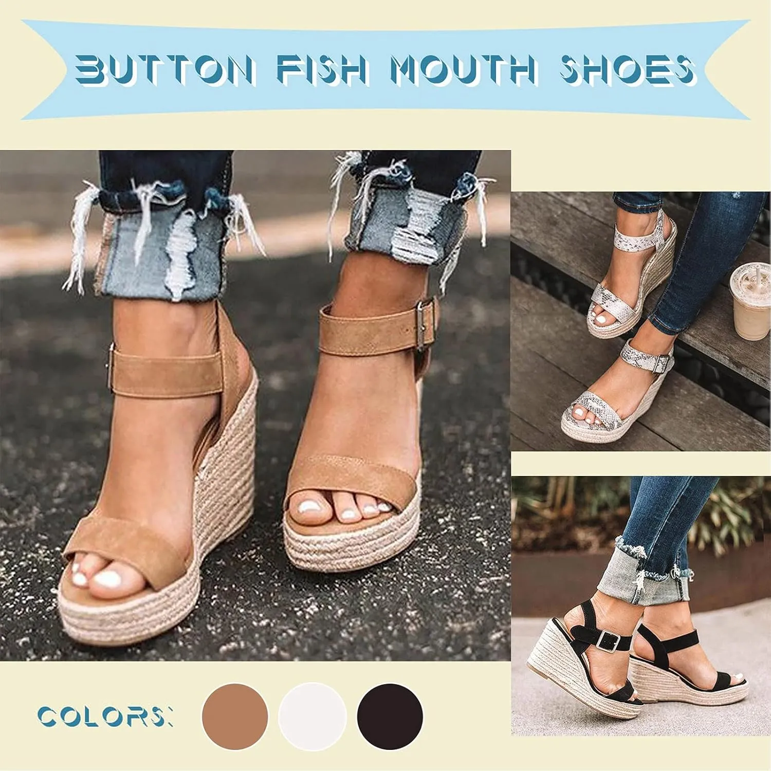 Orthopedic Sandals for Women Dressy Wide Width Open Toe Ankle Strap Platforms with Arch Support Casual Work Shoes