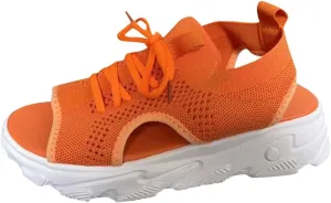 Orthopedic Wedge Sandals for Women Non Slip Cutout Lace-Up Muffin Sandals for Women Recovery Sport Outdoor Hiking Water Sandal Comfortable Outdoor Shoes