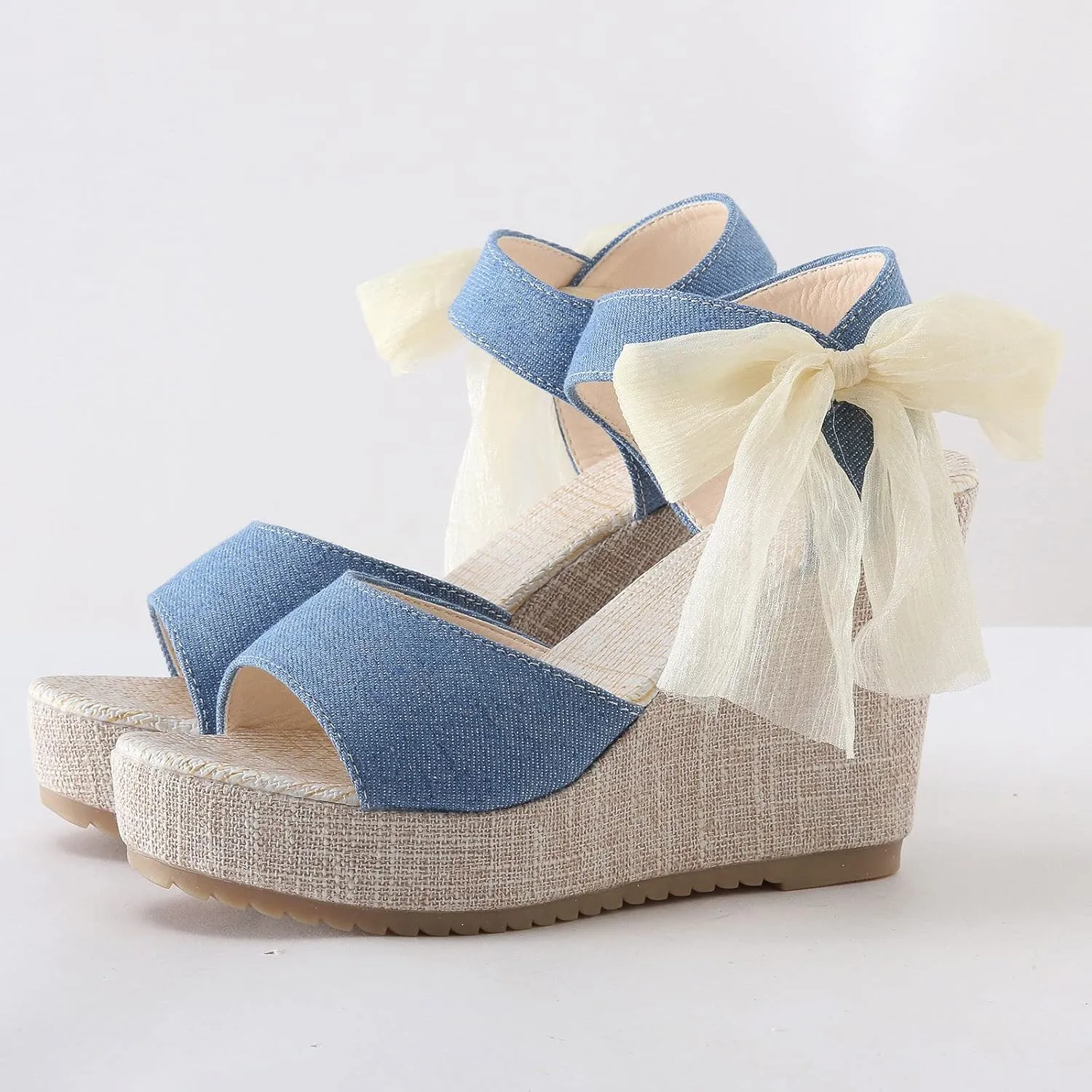 Orthopedic Wedge Sandals Women Summer Dressy Ankle Strap Flat Sandals Casual Strappy Low Wedges Slip on Zipper Beach Sandals