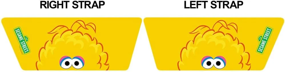 Popfunk Sesame Street Big Bird Peaking Unisex Adult Slides Sandals Officially Licensed Hypd Slydr Switch™