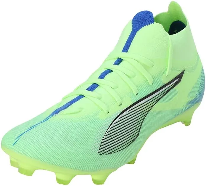 PUMA Women's Ultra 5 Match  Fg/Ag WN's Football Boots, Fizzy Apple PUMA White Bluemazing, 10 Women
