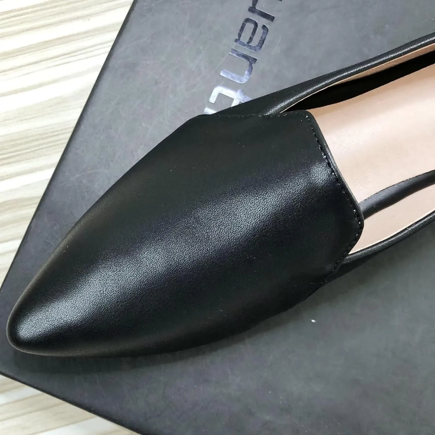 SAILING LU Women Pointed Toe Ballets Flats Faux Suede Comfortable Soft Ballet Walking Shoes Dressy Slip-on Ballerina Shoes