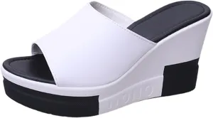 Sandals for Women High Heel with Arch Support Outdoor Shoes Hot Summer All Day Walking Casual Sandal