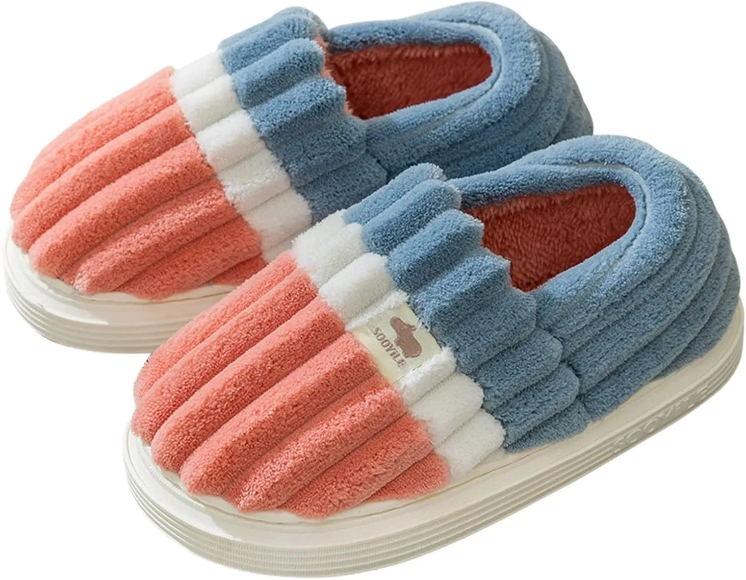 SBGMoSJ Womens Slippers Soft Plush Warm House Shoes Indoor Outdoor Slippers Womens Flip Flop House Shoes Slippers for Men Wide Width Christmas Gifts for Mom Gifts for Her 2023