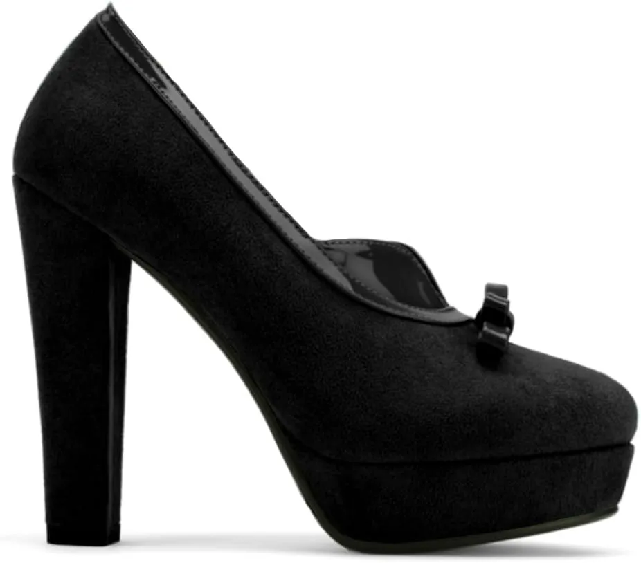 SHODENSE Women Vintage Chunky Platform Loafers Pumps Tassel Round Closed Toe Slip On Suede Block High Heel Dress Loafer Shoes Buckle Strap Oxford Loafers Fringe Pump Dressy Chic Sexy Y2k 4-11 M US