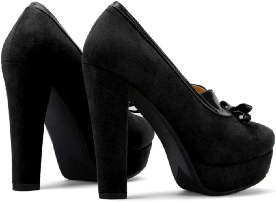 SHODENSE Women Vintage Chunky Platform Loafers Pumps Tassel Round Closed Toe Slip On Suede Block High Heel Dress Loafer Shoes Buckle Strap Oxford Loafers Fringe Pump Dressy Chic Sexy Y2k 4-11 M US