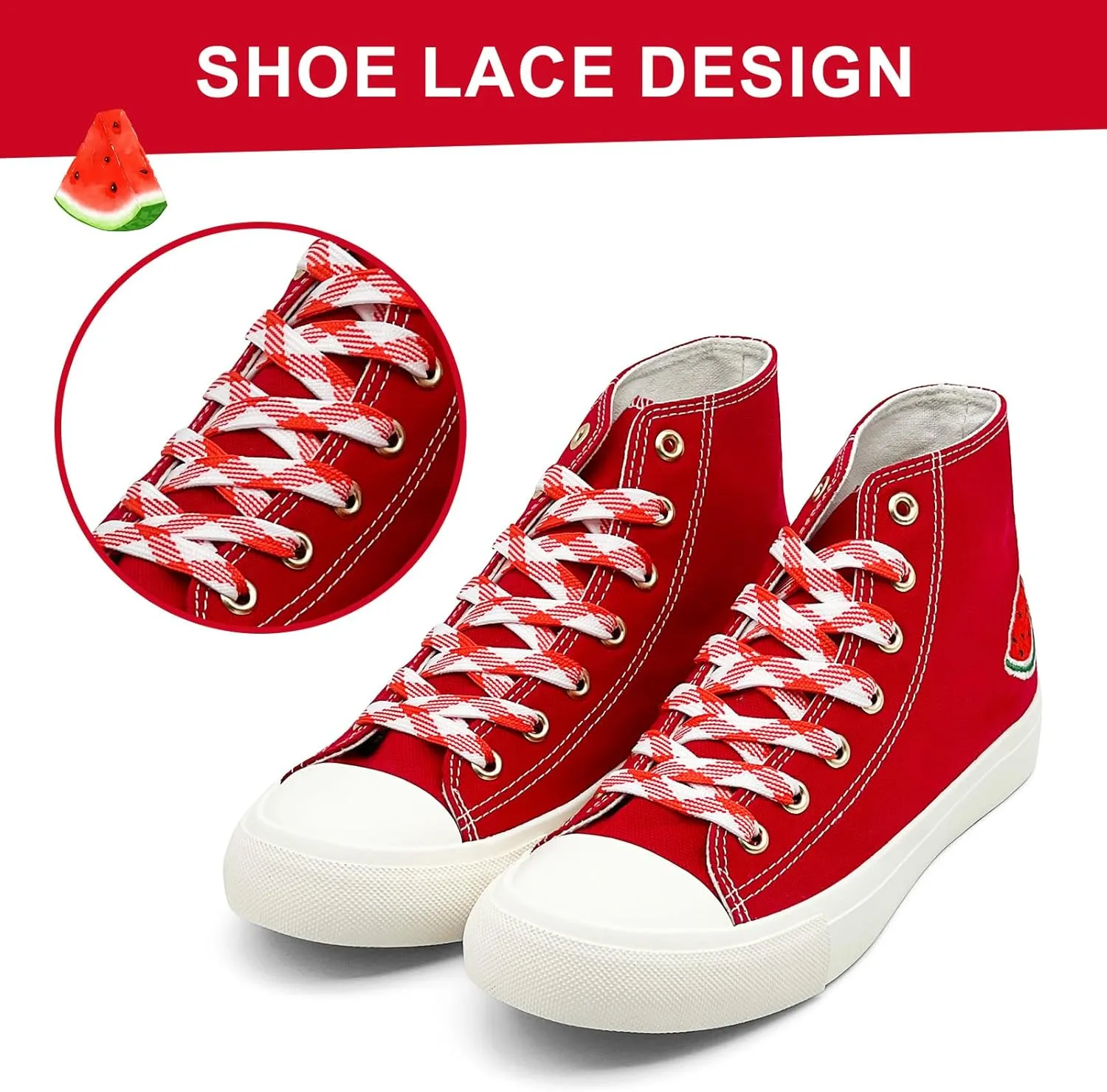 soofylia High Top Canvas Sneakers for Women Classic Lace Up Canvas Shoes Casual Tennis Comfortable Fashion Walking Shoes