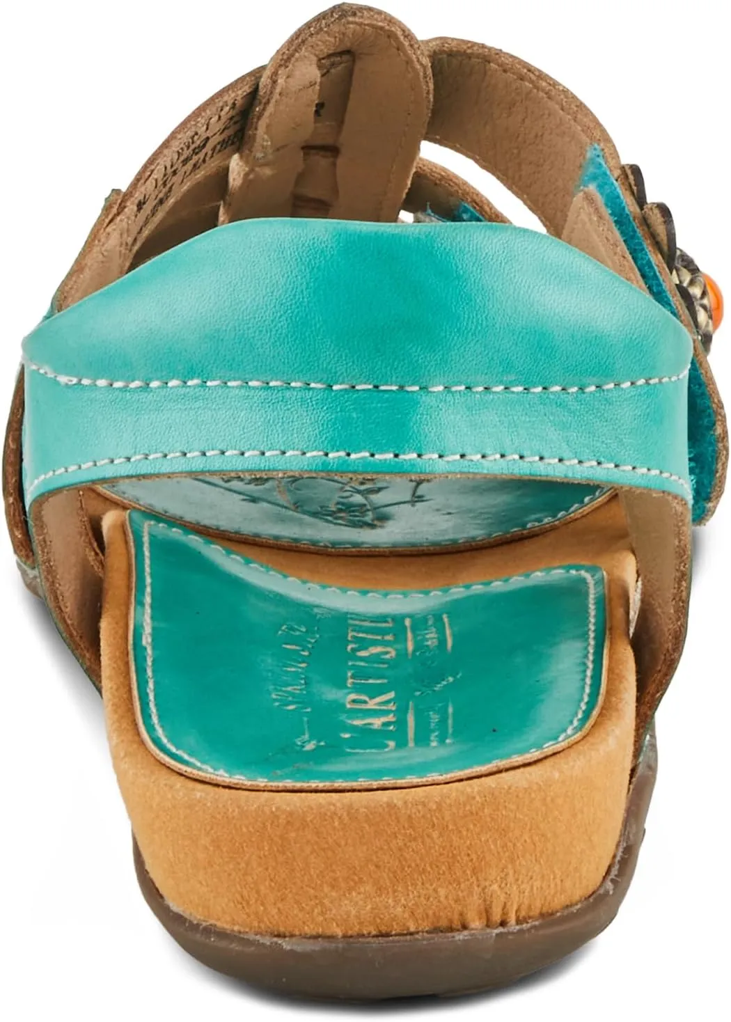 Spring Step L'Artiste Women's ACTIONETTA Artistic Sandals with Multiple Hook and Loop Closures