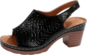 Summer Sandals For Women 2025 Comfortable Gold Summer Shoes Women Fashion Slide On Shoes Platform Flats