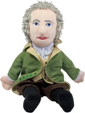 The Unemployed Philosophers Guild Alexander Hamilton Doll - 12" Soft Stuffed Plush Little Thinker