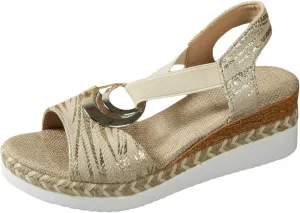 Thick Soled Rope Platform Soled Roman Sandals Women's Casual Thick Soled Sandals Women Women's Sandals Size 8 1/2