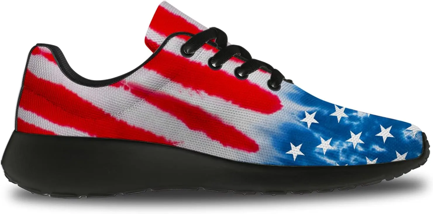 Tie Dye Shoes for Women Men Running Shoes Womens Mens Walking Tennis Sneakers Comfortable Sport Jogging Shoes Gifts