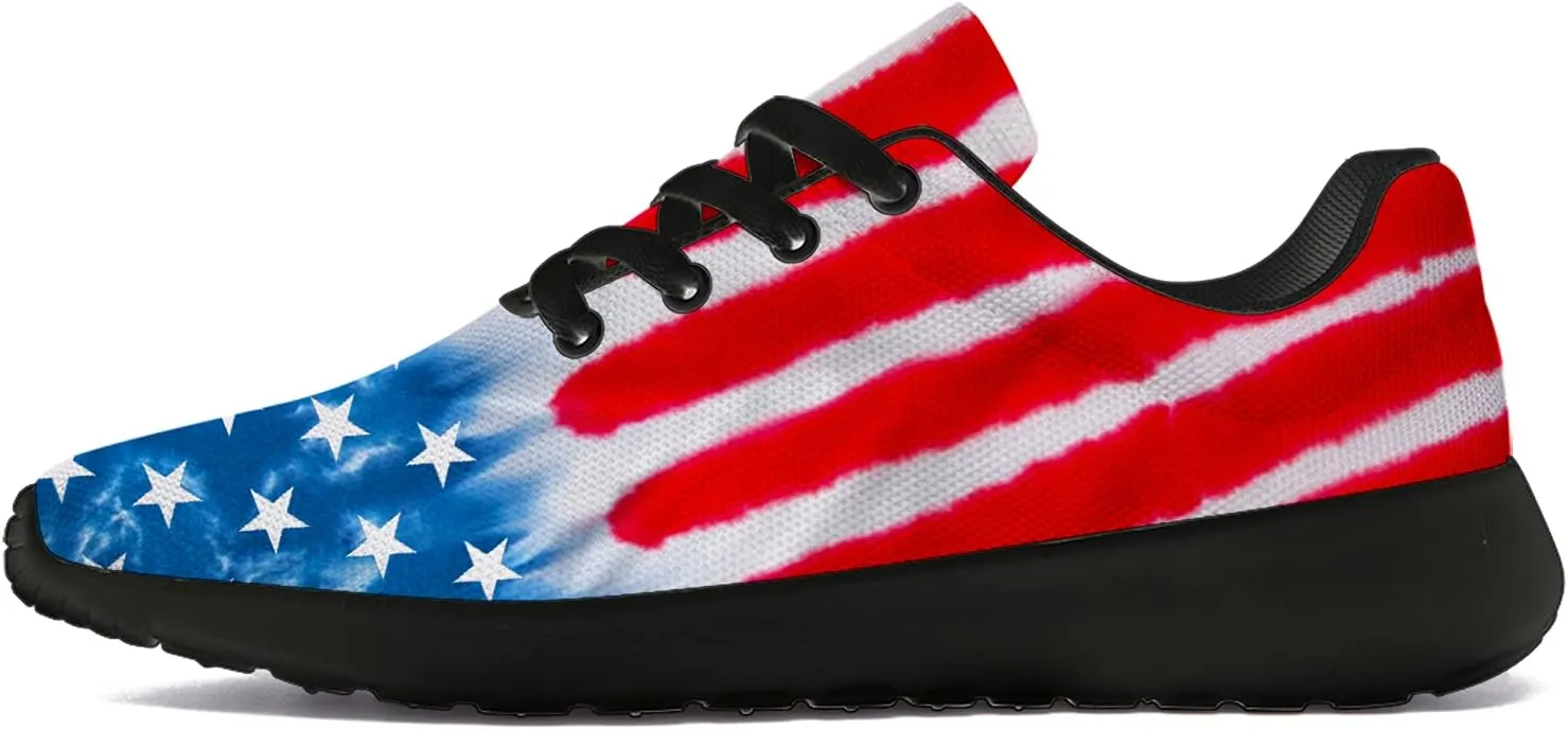 Tie Dye Shoes for Women Men Running Shoes Womens Mens Walking Tennis Sneakers Comfortable Sport Jogging Shoes Gifts