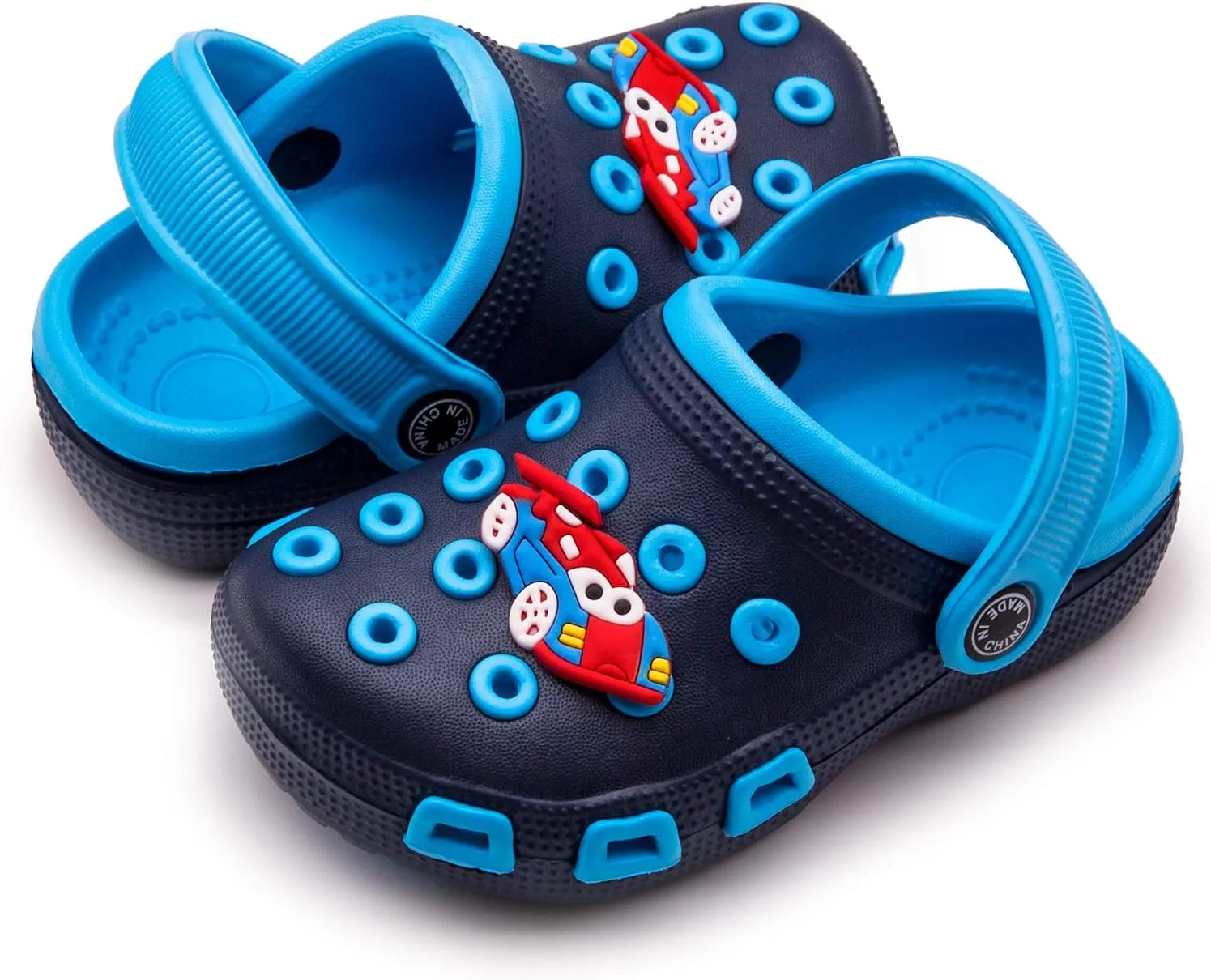 Toddler Little Kids Clogs Slip On Girls Boys Garden Clogs Summer Non-Slip Lightweight Slide Sandals Shoes Pool Shower Beach Slippers