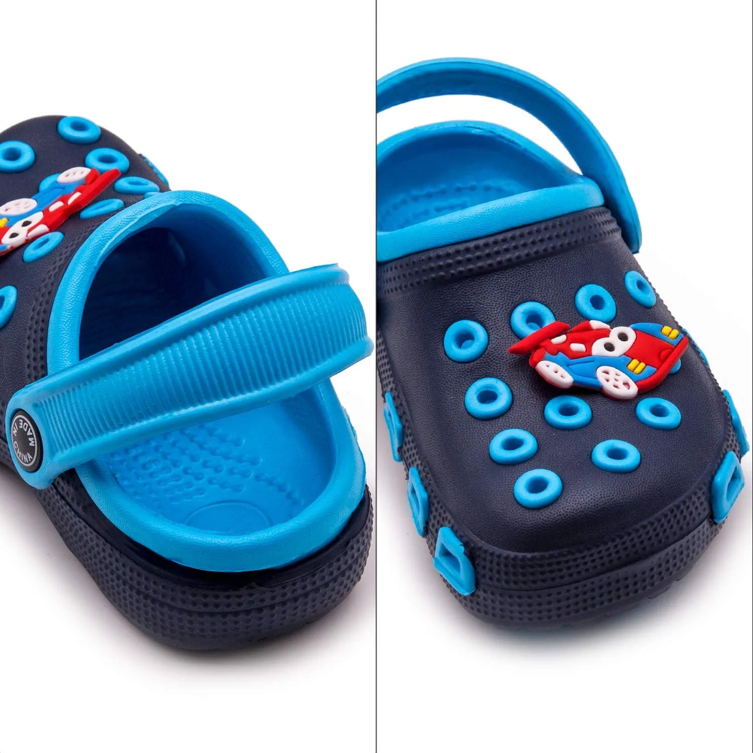 Toddler Little Kids Clogs Slip On Girls Boys Garden Clogs Summer Non-Slip Lightweight Slide Sandals Shoes Pool Shower Beach Slippers