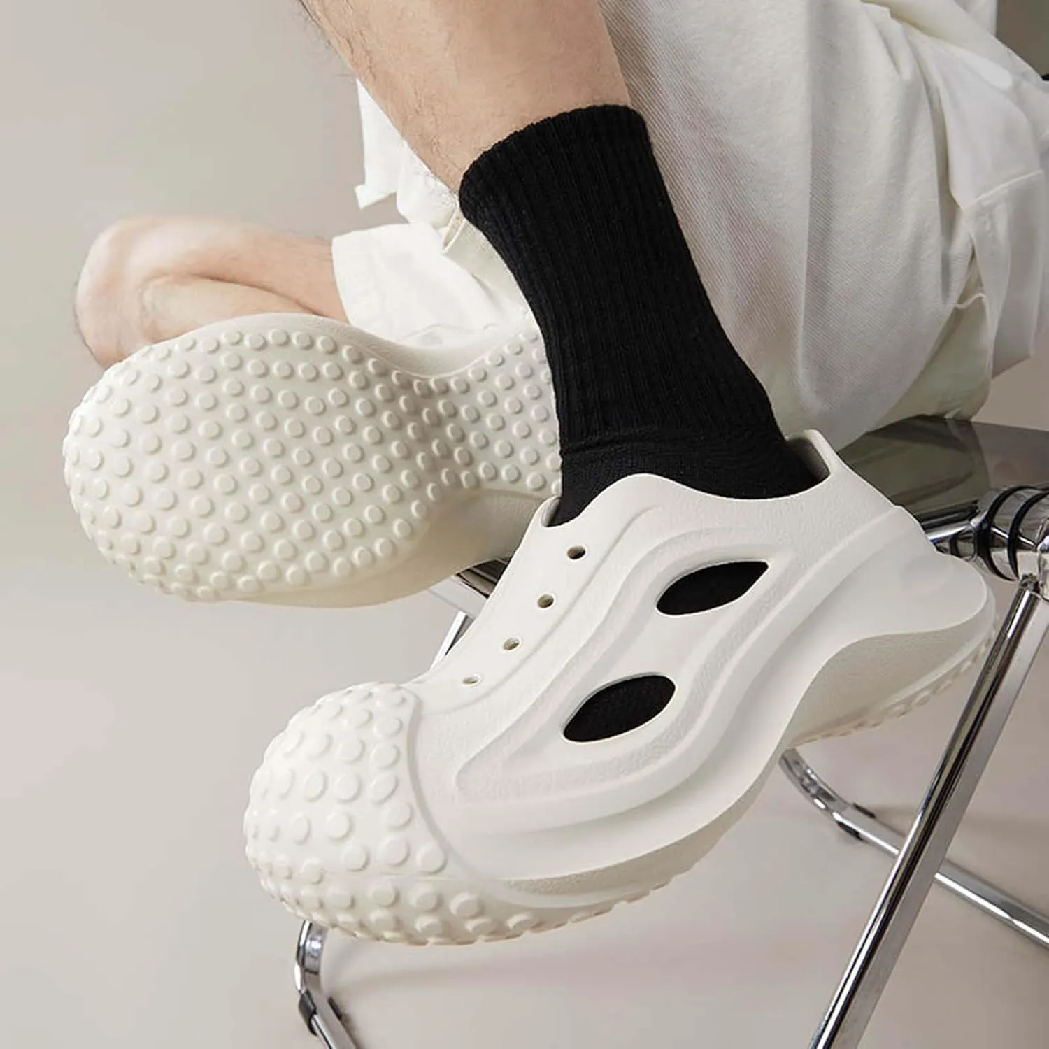 Unisex Fashion Sandals Garden Clogs Shoes Removable insole Arch support sports sandals Slip-on Outdoor Beach Slippers