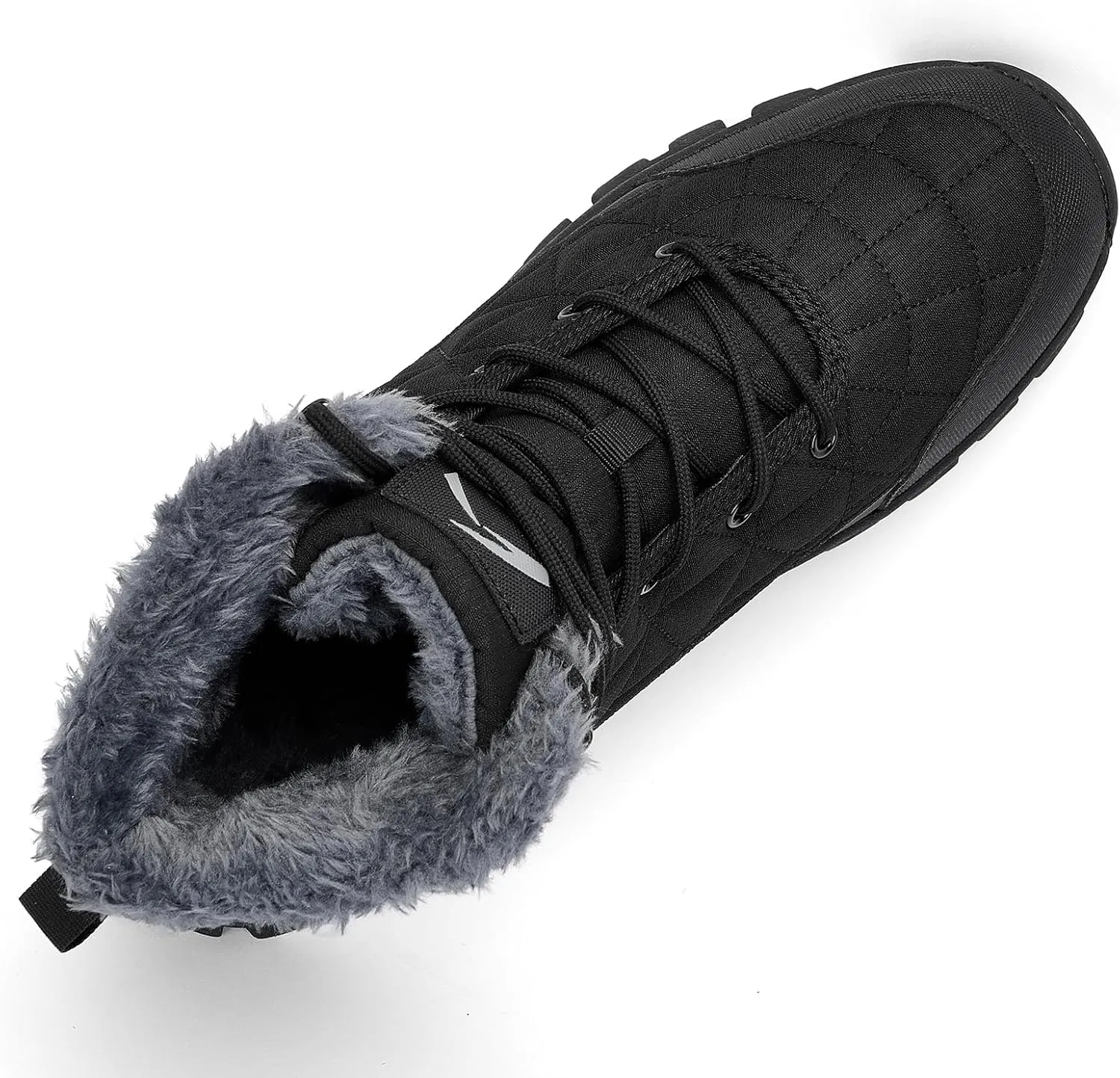 UPSOLO Men's Winter Warm Snow Work Boots