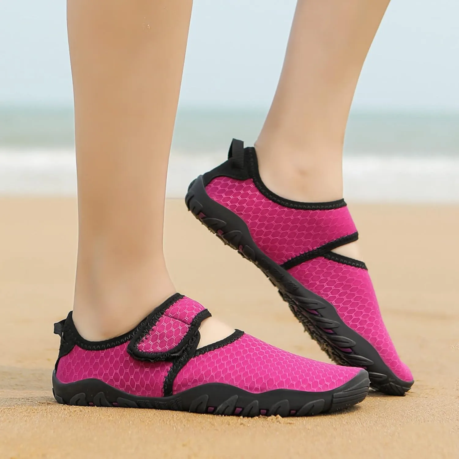 Water Shoes Women Men Barefoot Quick Dry Aqua Socks for Swimming Beach Pool Surf Hiking Kayaking Yoga Outdoor Sports Activities