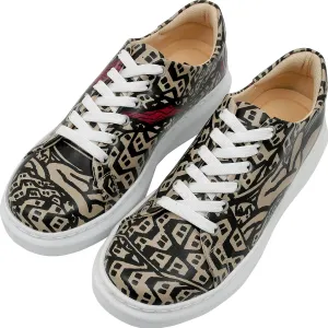 Wedge Platform Sneakers for Women - Handmade Vegan Leather, Unique Chunky Sneakers