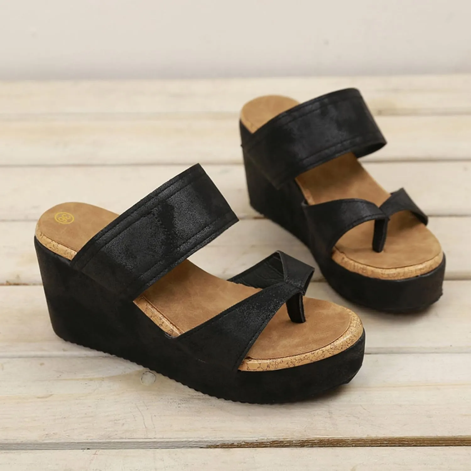 Wedge Sandals for Women Thong Slippers 2025 Dressy Walking Flip Flops Casual Summer Wedges High Heel Open Toe Platform Sandals Wide Width Espadrilles Breathable Lightweight Shoes Office Work Sandal