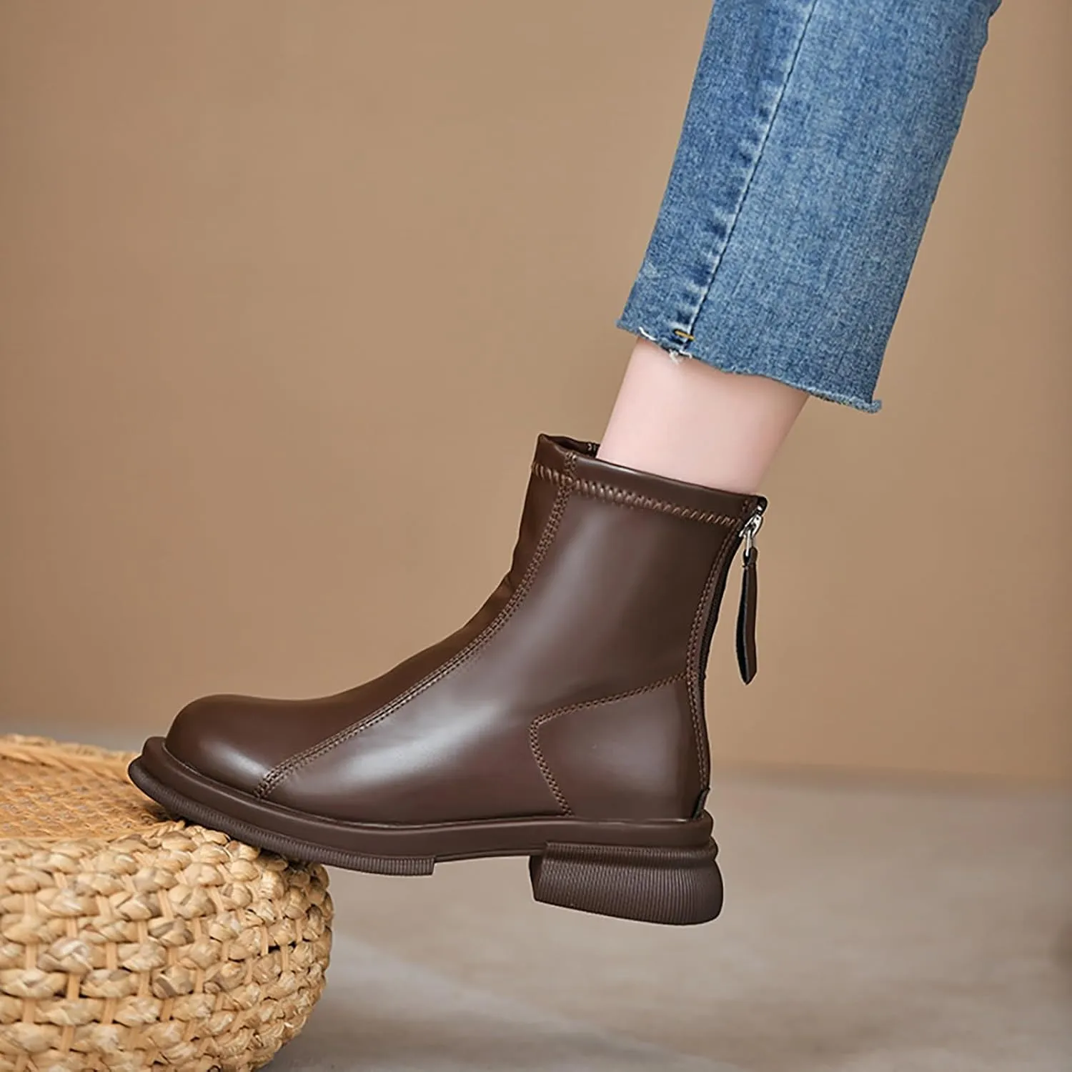 Women Boots Ankle Purple Ankle Boots for Women Denim Booties Womens Black Boots Ankle Ankle Boots for Women No Heel Wide Black Booties Wide Width for Women