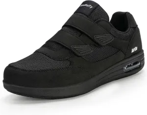 Women's Adjustable Fit Diabetic Shoes Orthopedic Walking Sneakers | Plantar Fasciitis/Swollen Feet/Bunions | Wide Size 6.5-11.5