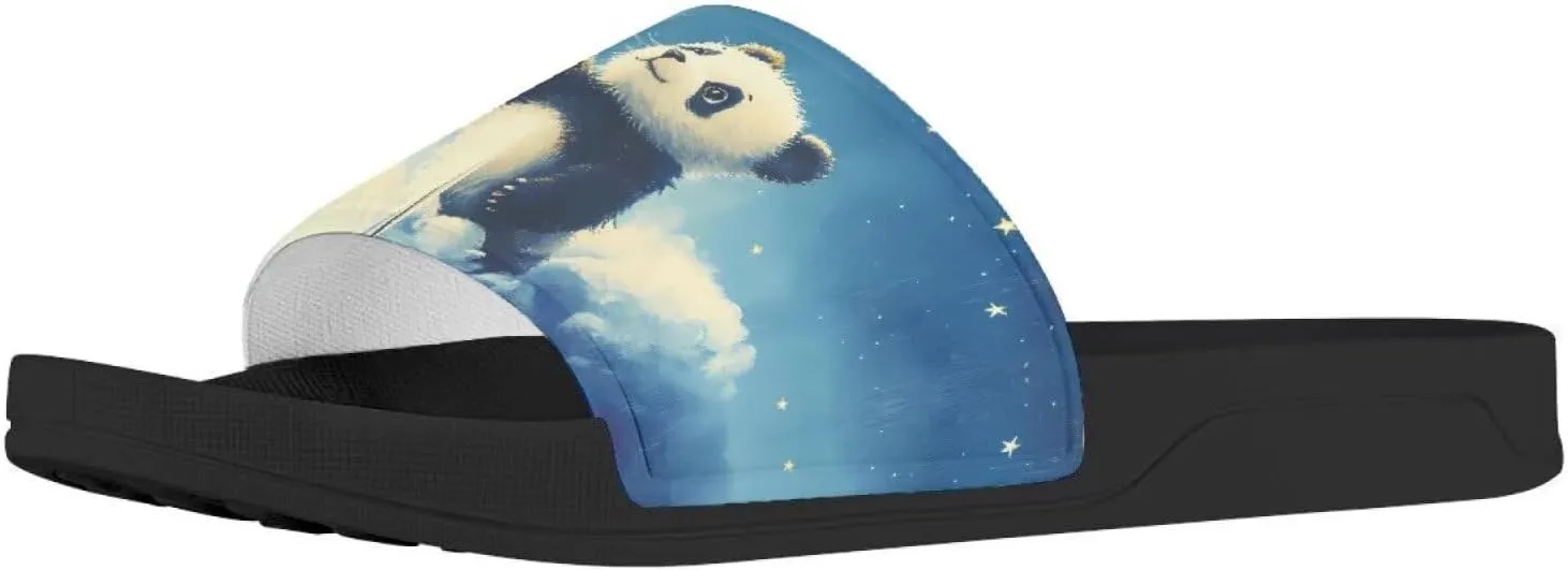 Womens Animal Printed Flat Sandals Non Slip Slide Sandals Shower Slippers Unisex Cute Summer Slide Slippers