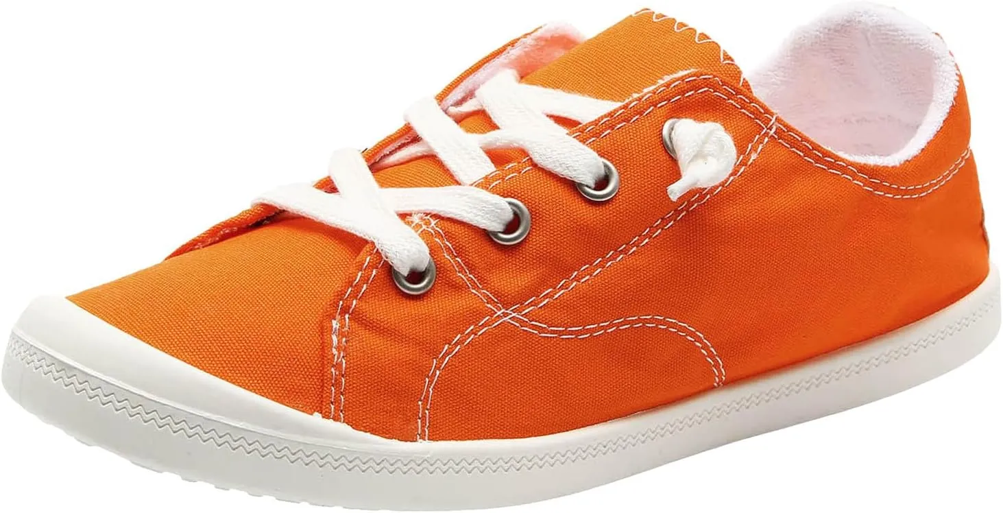 Women's Canvas Shoes Vulcanize Soft Ladies Autumn Loafers Flat Shoes Sneakers Casual Shoes for Girls Size 12