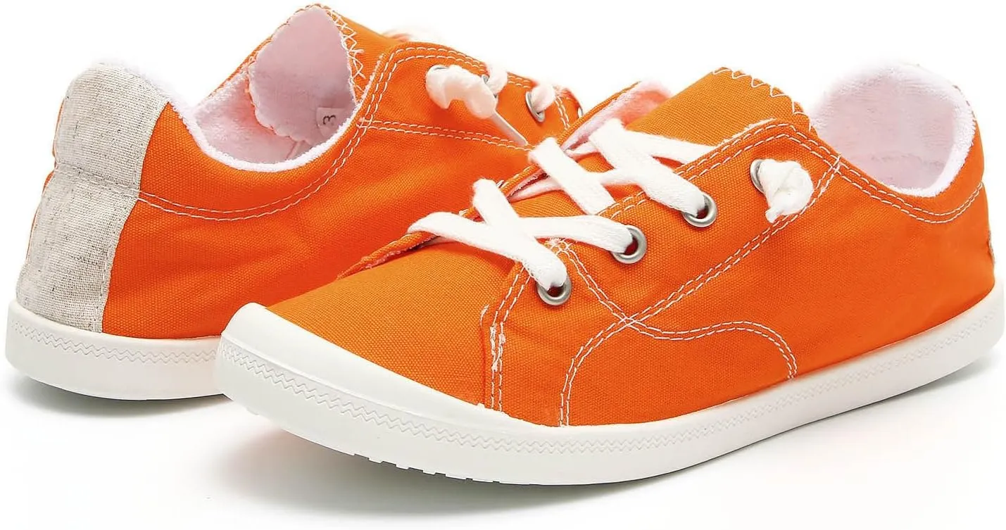 Women's Canvas Shoes Vulcanize Soft Ladies Autumn Loafers Flat Shoes Sneakers Casual Shoes for Girls Size 12