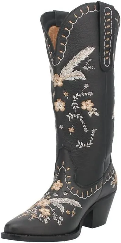 Women's Full Bloom Fashion Boot, Black, 9.5