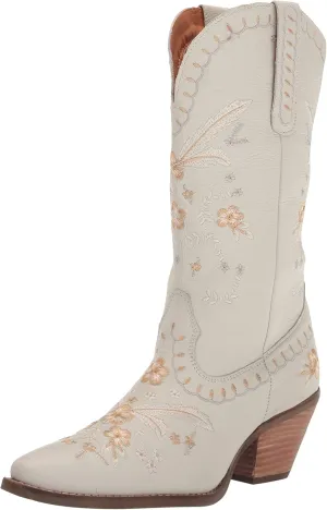 Women's Full Bloom Fashion Boot, White, 7