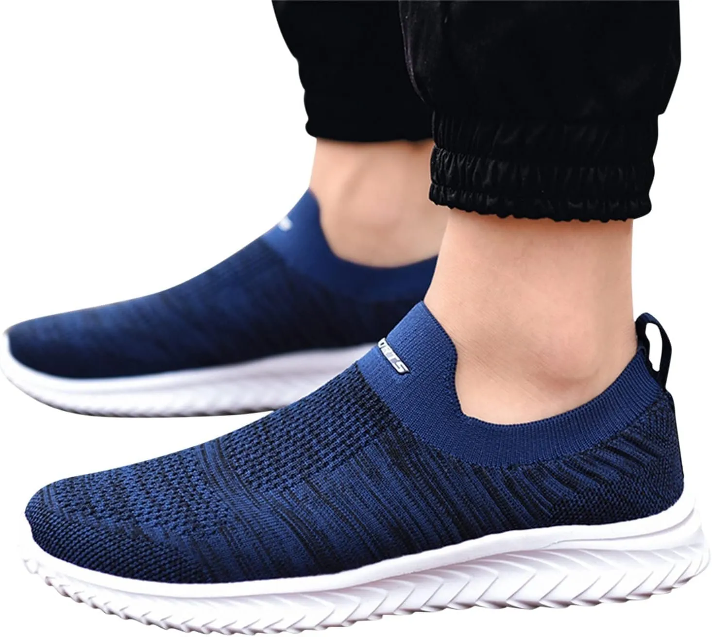 Women's Lightweight Slip On Walking Running Shoes Non Slip Work Shoes Women Slip On Men's Casual Dress Shoes Chunky Sneakers White Tennis Shoe White Loafers