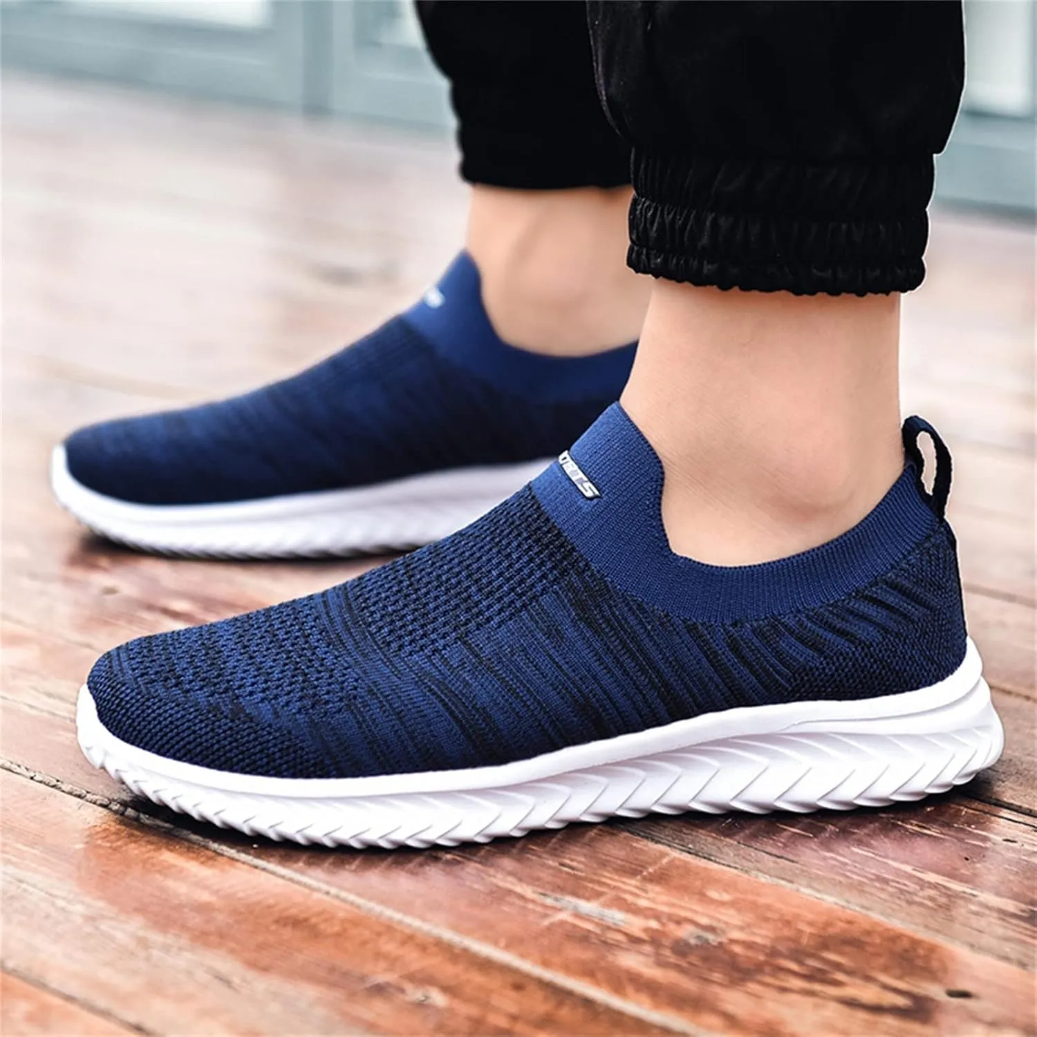 Women's Lightweight Slip On Walking Running Shoes Non Slip Work Shoes Women Slip On Men's Casual Dress Shoes Chunky Sneakers White Tennis Shoe White Loafers