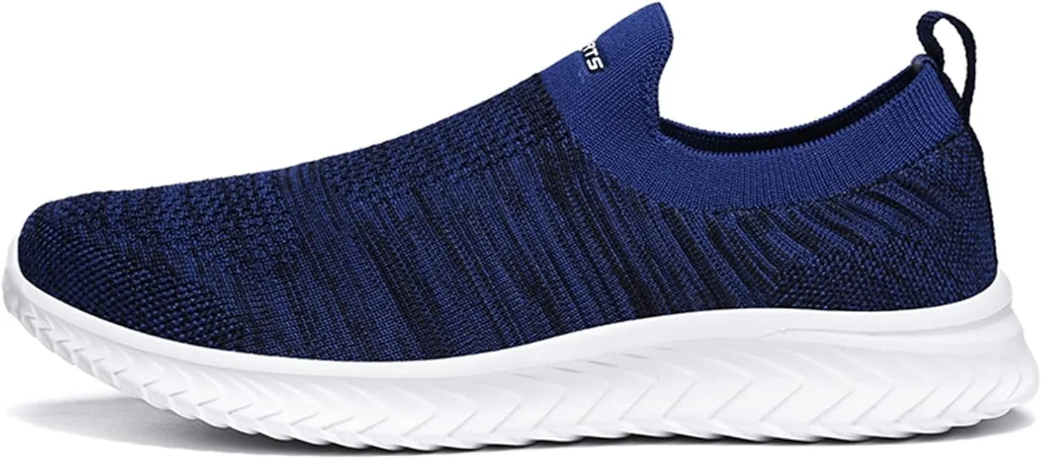 Women's Lightweight Slip On Walking Running Shoes Non Slip Work Shoes Women Slip On Men's Casual Dress Shoes Chunky Sneakers White Tennis Shoe White Loafers